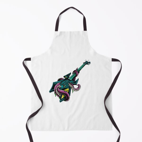 Item preview, Rock Guitar Trashed By Purple Octopus designed and sold by SkyeThiel.