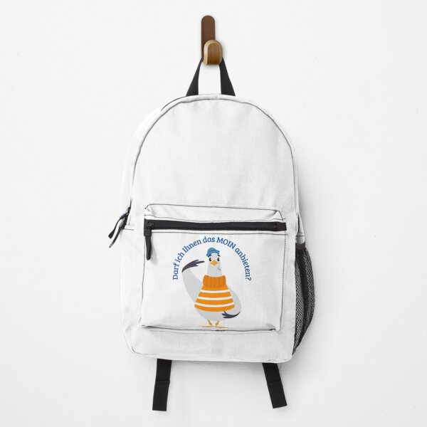Item preview, Maritime Seagull – “May I offer you the MOIN?” Cartoon Design designed and sold by Fies-und-Fein.