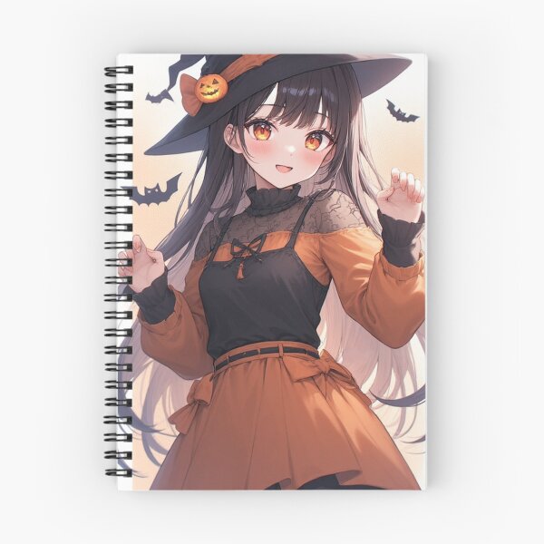 Item preview, Anime girl Halloween and bats designed and sold by ArtsJulian.