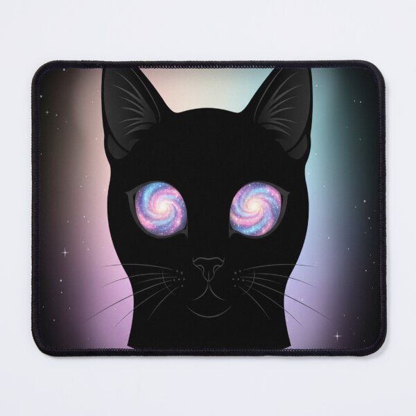 Item preview, Galaxy Eyes Cat Cosmic Kitty Aesthetic Design designed and sold by Neko-Doodle-co.
