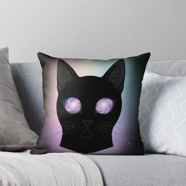 Item preview, Galaxy Eyes Cat Cosmic Kitty Aesthetic Design designed and sold by Neko-Doodle-co.