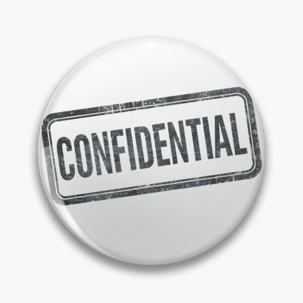 Item preview, Confidential Stamp in Distressed Technical Font on Textured Paper Background designed and sold by PixelVibe782.