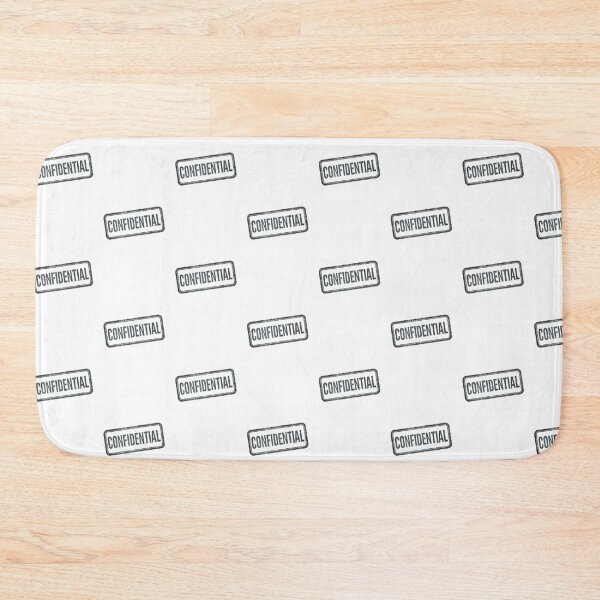 Item preview, Confidential Stamp in Distressed Technical Font on Textured Paper Background designed and sold by PixelVibe782.