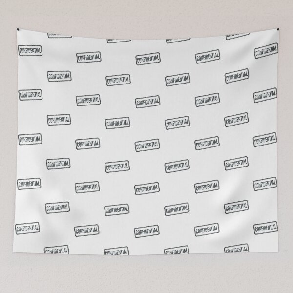 Item preview, Confidential Stamp in Distressed Technical Font on Textured Paper Background designed and sold by PixelVibe782.