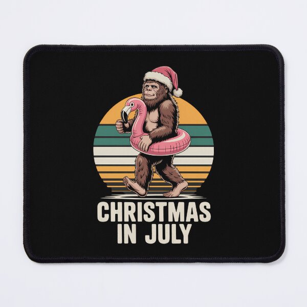 Item preview, Bigfoot Unicorn Floatie Christmas In July Retro Sasquatch designed and sold by BiellaSar.