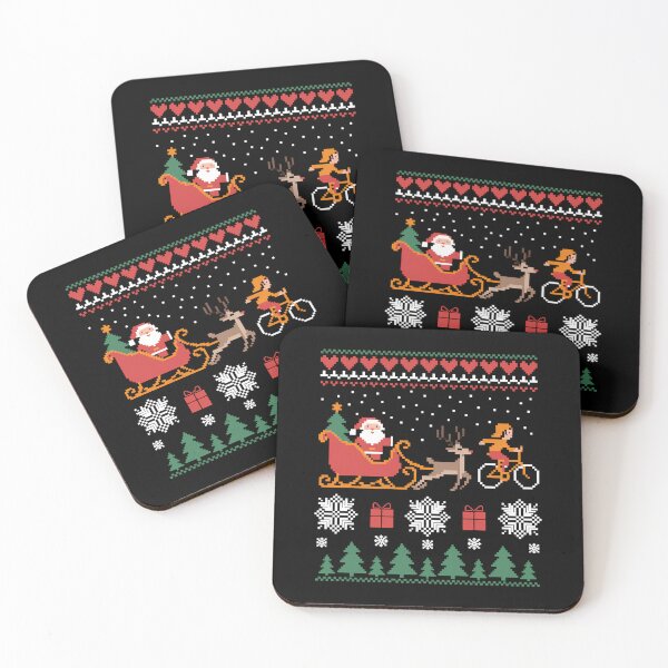 Item preview, Bike Sledding Santa Sleigh Christmas Cycling designed and sold by BiellaSar.