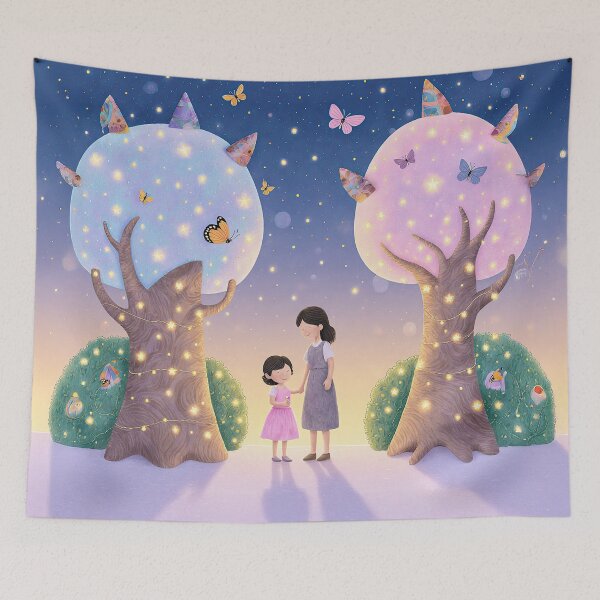 Item preview, Magical Evening Walk designed and sold by Whimsical Hug.