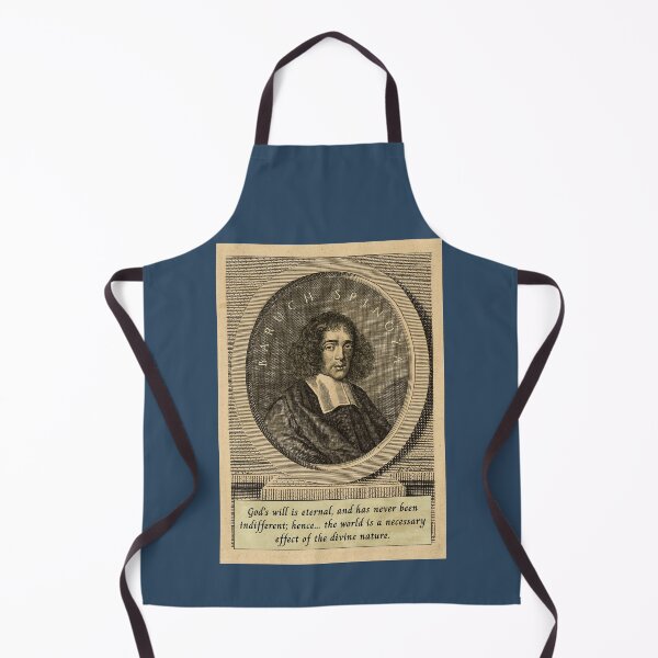 Item preview, Baruch Spinoza quote: God's will is eternal, and has never been indifferent; hence... the world is a necessary effect of the divine nature. designed and sold by artbleed.