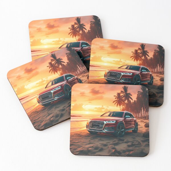 Item preview, Tropical Paradise Sets Scene For An SUV’s Sunset Journey designed and sold by RevUpDesign.