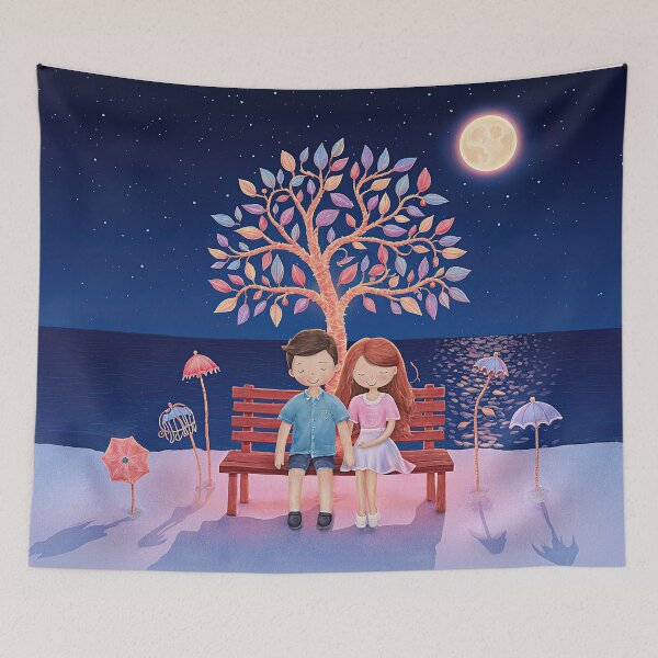 Item preview, Evening Romance by the Sea designed and sold by Whimsical Hug.