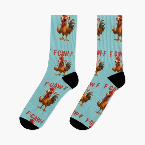 Item preview, Rooster Freak-Out – F-CAW-F | Viral Meme Art designed and sold by TrendTribeTP.