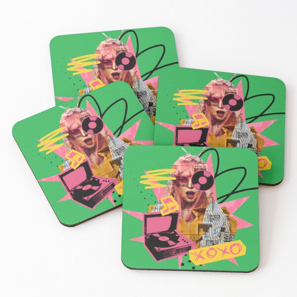 Item preview, Retro Pop XOXO Collage – Vinyl Vibes designed and sold by Ivy-Triggs.