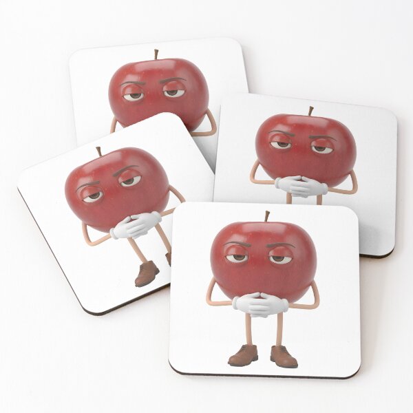 Item preview, Rizz Apple – Meme attitude cartoon fruit  designed and sold by Imaginationbeyond.