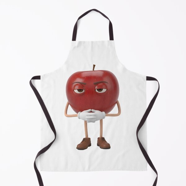 Item preview, Rizz Apple – Meme attitude cartoon fruit designed and sold by Imaginationbeyond.