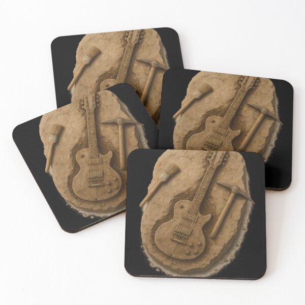 Item preview, Electric Guitar Fossil - Rock Was Always Here designed and sold by PierreCohen.