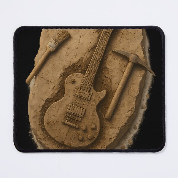 Item preview, Electric Guitar Fossil - Rock Was Always Here designed and sold by PierreCohen.