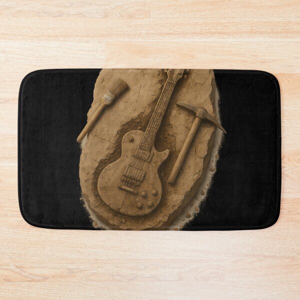 Item preview, Electric Guitar Fossil - Rock Was Always Here designed and sold by PierreCohen.