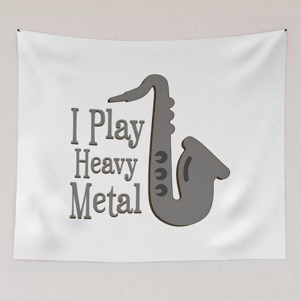 Item preview, Saxophonist - I Play Heavy Metal designed and sold by OlgaTrudie.