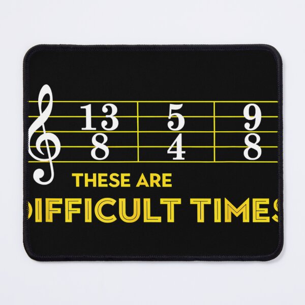 Item preview, Musician Sheet Music These Are Difficult Times designed and sold by PierreCohen.