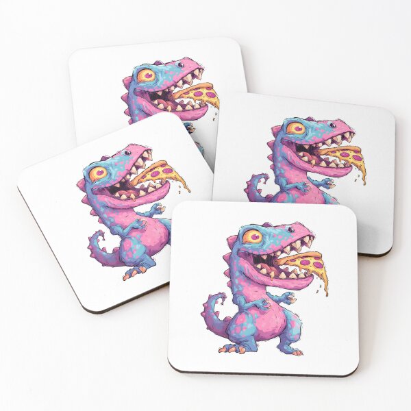 Item preview, Dino Eats Pizza designed and sold by IssaraStudio.