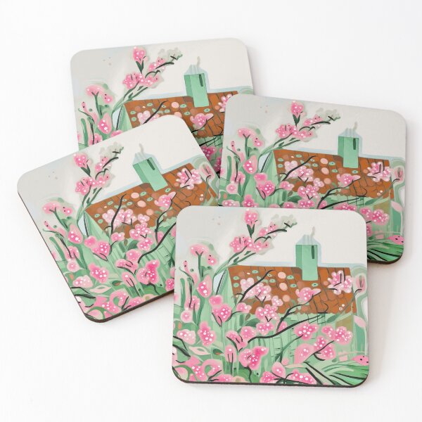Item preview, Pink Flowers  David Hockney designed and sold by Vicky Brago-Mitchell®.