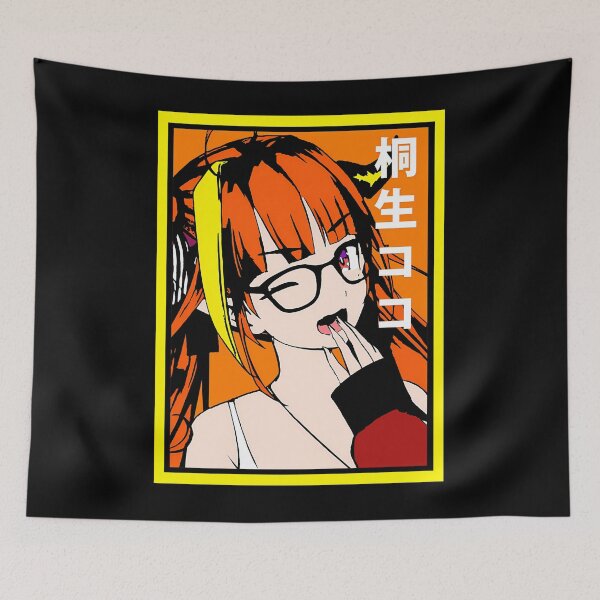 Item preview, Hololive Kiryu Coco With Glasses designed and sold by Borbelyivia.