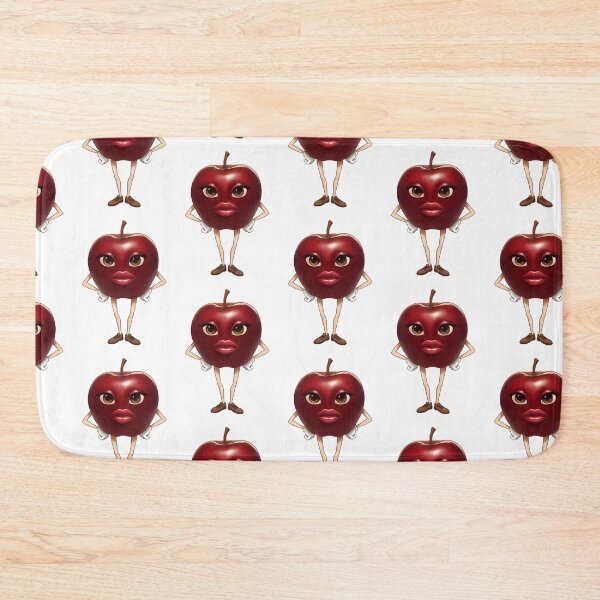 Item preview, Rizz Apple Diva – Sassy Cartoon Fruit Character designed and sold by Imaginationbeyond.