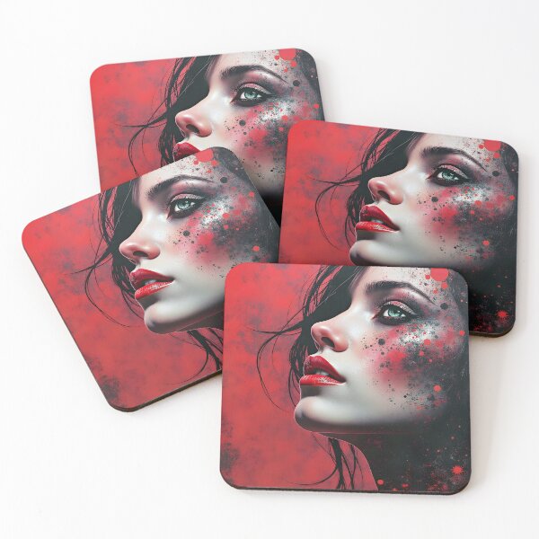Item preview, Gorgeous, Close Up, Sexy Paint Splatter Portrait designed and sold by Huskyyy Designs.