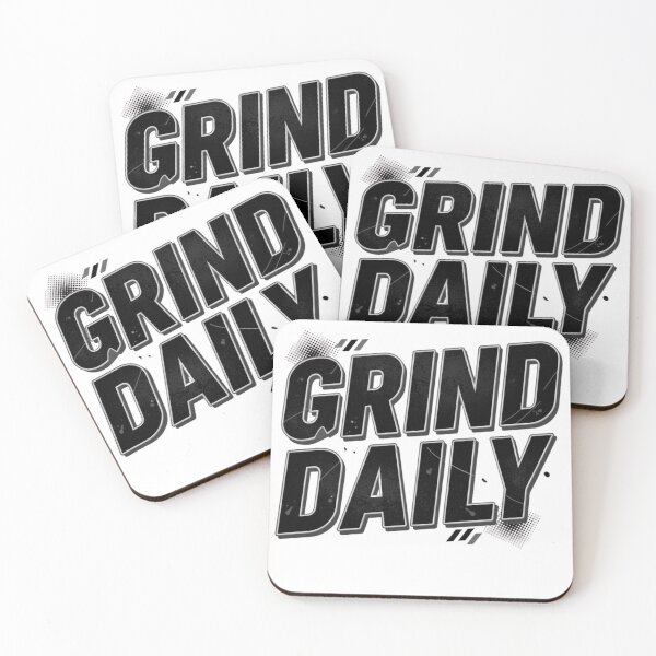 Item preview, GRIND DAILY Motivational Typography Design | Streetwear Athletic Graphic designed and sold by Happyfreedom.
