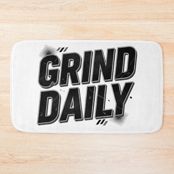 Item preview, GRIND DAILY Motivational Typography Design | Streetwear Athletic Graphic designed and sold by Happyfreedom.