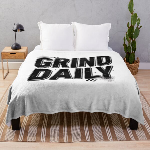 Item preview, GRIND DAILY Motivational Typography Design | Streetwear Athletic Graphic designed and sold by Happyfreedom.