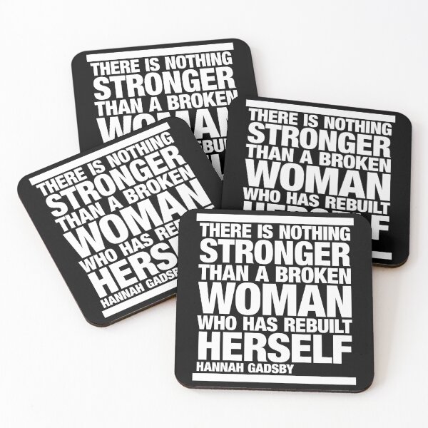 Item preview, There is nothing stronger . . . Hannah Gadsby quotation designed and sold by CharlottePlaceArt.