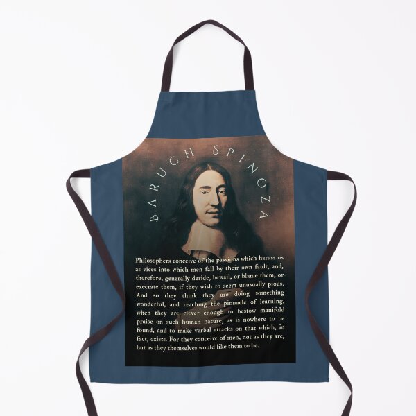 Item preview, Baruch Spinoza quote: Philosophers conceive of the passions which harass us as vices into which men fall by their own fault, and, therefore, generally deride,  designed and sold by artbleed.