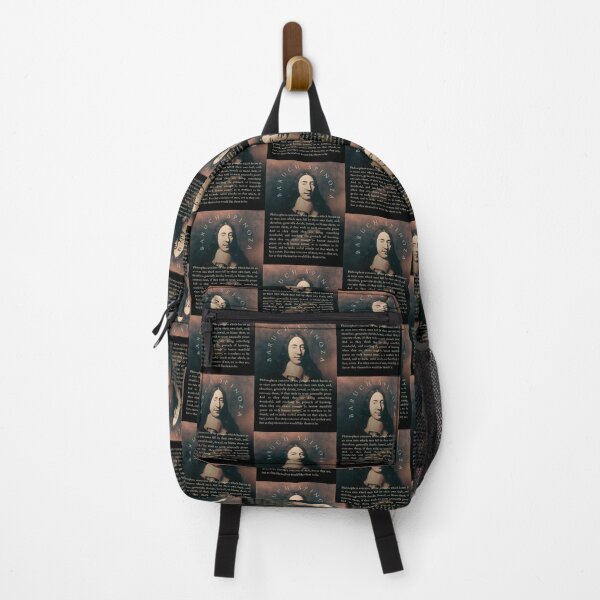 Item preview, Baruch Spinoza quote: Philosophers conceive of the passions which harass us as vices into which men fall by their own fault, and, therefore, generally deride, designed and sold by artbleed.