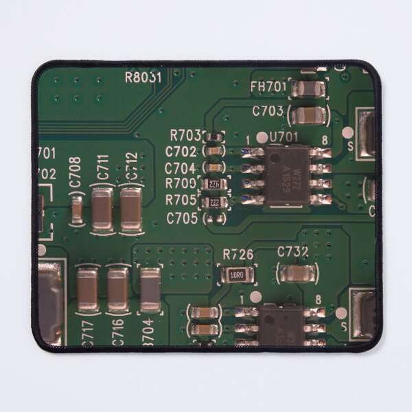 Item preview, Bird's-eye PCB View: Resistors & Caps designed and sold by Petalgrain.