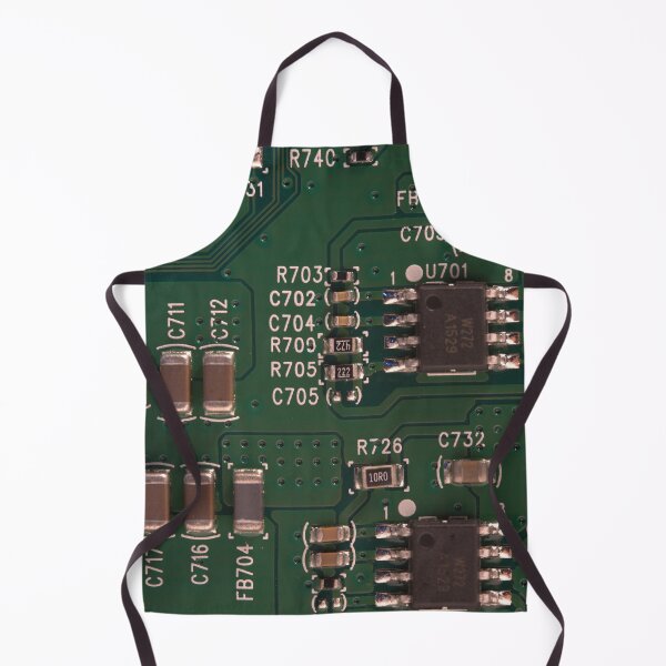 Item preview, Bird's-eye PCB View: Resistors & Caps designed and sold by Petalgrain.