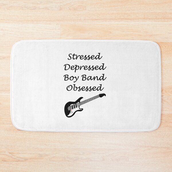 Item preview, Stressed Depressed Boy Band Obsessed designed and sold by ClaraLori.