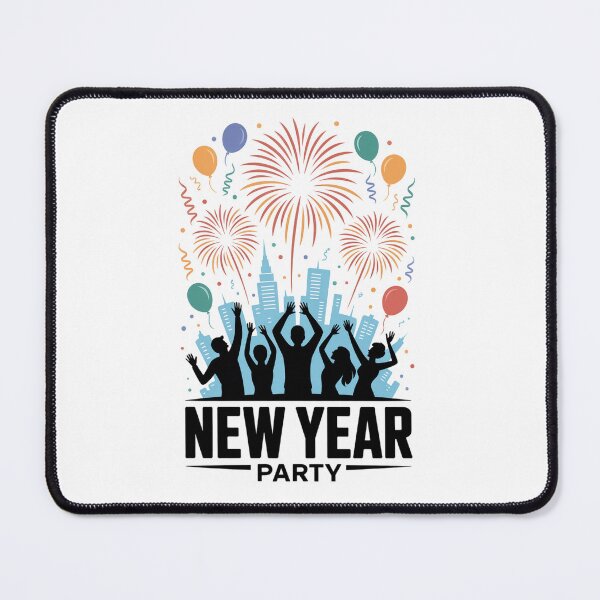 Item preview, Happy New Year Party Balloons and Fireworks designed and sold by WitchyWhisper.