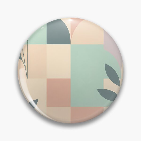 Item preview, Leaves & Geometric Shapes, Abstract Pastel Modern, Abstract Stylize, Repeated Texture Pattern (image size 8320x12480) designed and sold by Digital-Davinci.