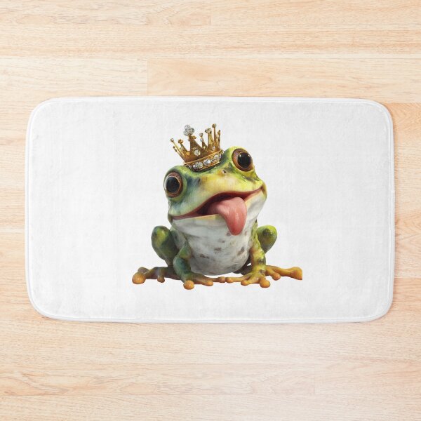 Item preview, Royal Frog Cartoon designed and sold by IssaraStudio.