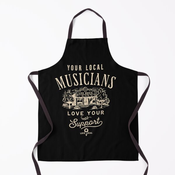 Item preview, Support Your Local Musicians Music Bands Scene designed and sold by ClaraLori.