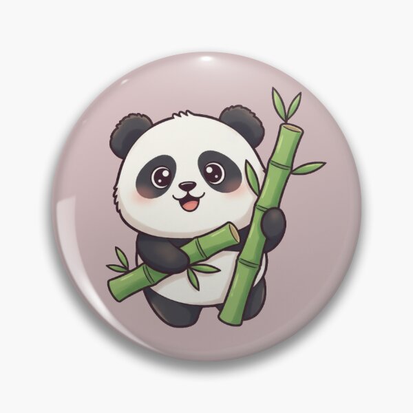 Item preview, Cute Kawaii Panda Holding Bamboo designed and sold by MyStyleHub.
