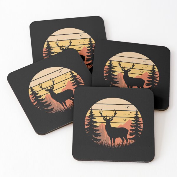 Item preview, Deer Silhouette Retro Sunset – Hunting & Wilderness designed and sold by KariusMira.