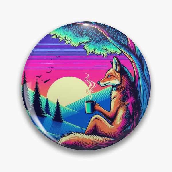 Item preview, cute jackal sunset watching designed and sold by Dogandesighn.