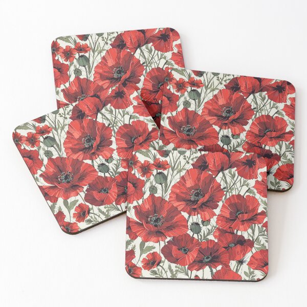 Item preview, Red Poppies designed and sold by CoolPixels.