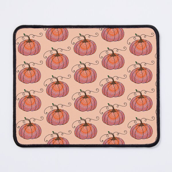 Item preview, Magical Cute mandala spooky scary Adorable carved autumn seasonal orange fall pumpkin designed and sold by DivineMandala.