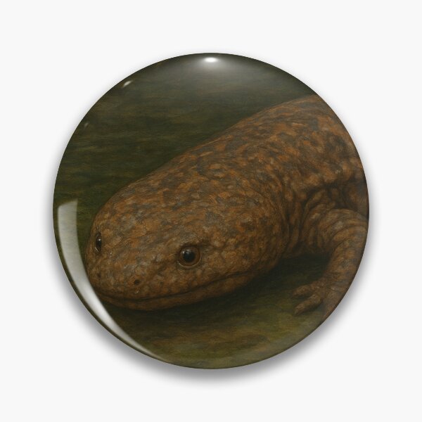 Item preview, Chinese Giant Salamander Illustration – Rare Amphibian Wildlife designed and sold by NocturnalNook.