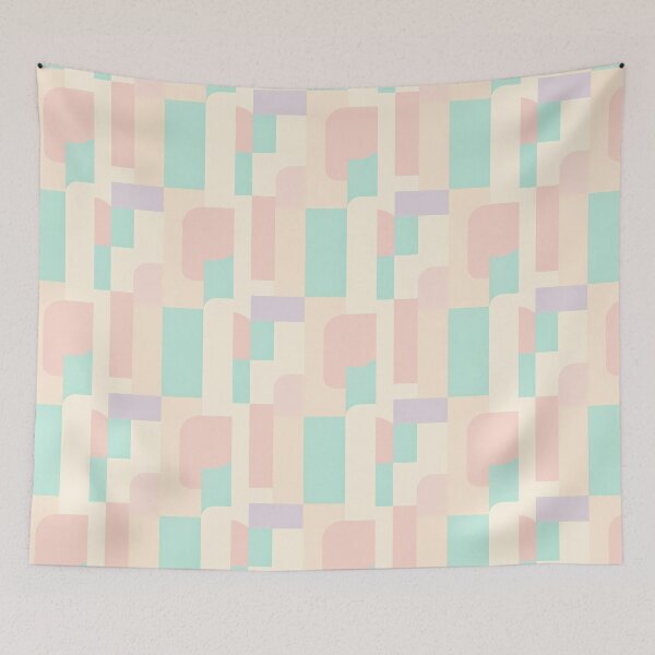 Item preview, Geometric Shapes, Abstract Pastel Modern, Light Theme,  Abstract Stylize, Repeated Texture Pattern (image size 8320x12480) designed and sold by Digital-Davinci.