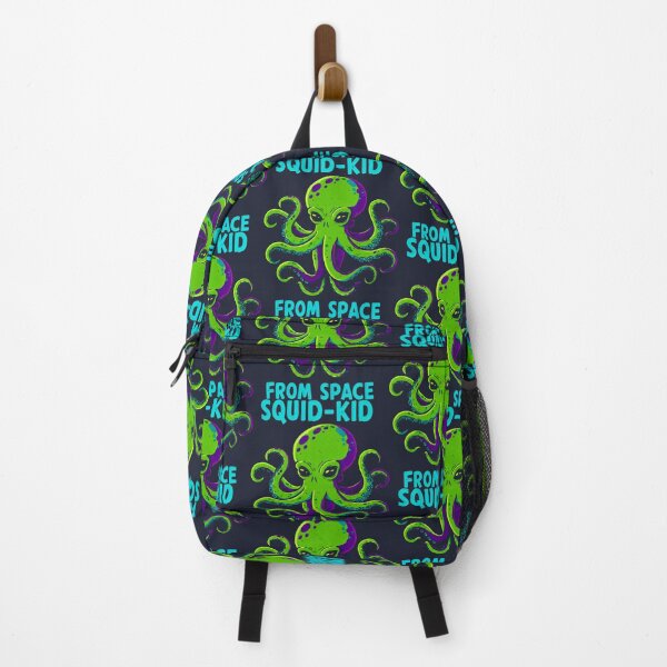 Item preview, Striking Lime and Purple Cosmic Octopus designed and sold by SplashTastic.