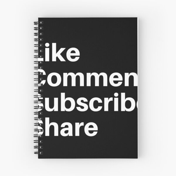 Item preview, Like Comment Subscribe Share designed and sold by CorneliaHyypia.